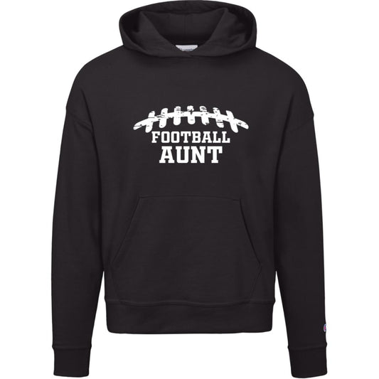 Football Aunt S760 Champion Womens Powerblend Hoodie