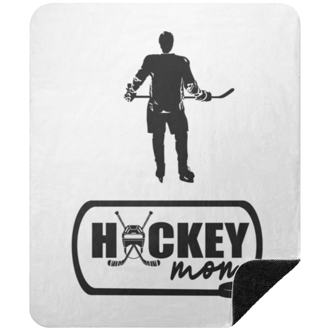 Hockey Mom Sherpa Blanket 50x60