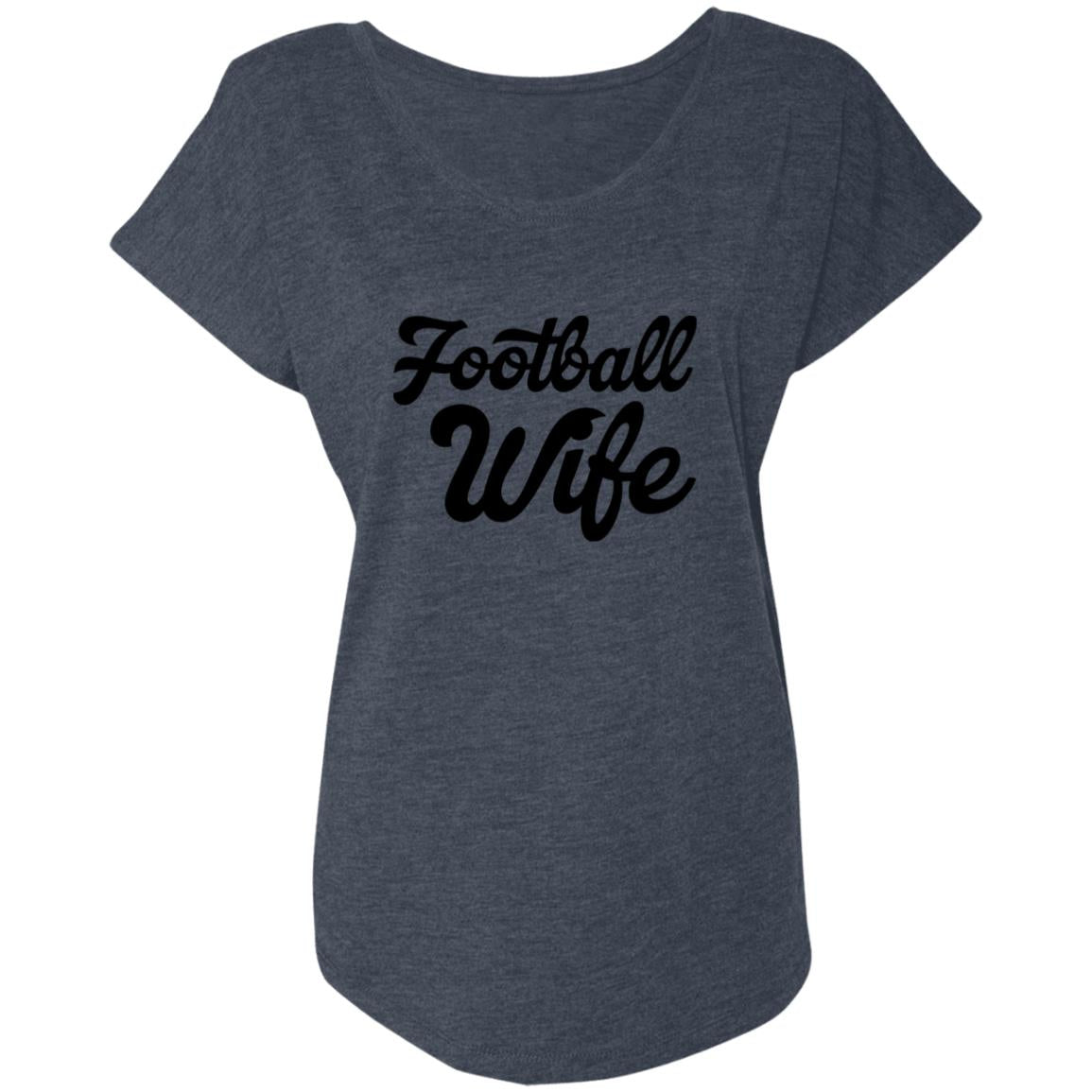 Football Wife NL6760 Ladies' Triblend Dolman Sleeve