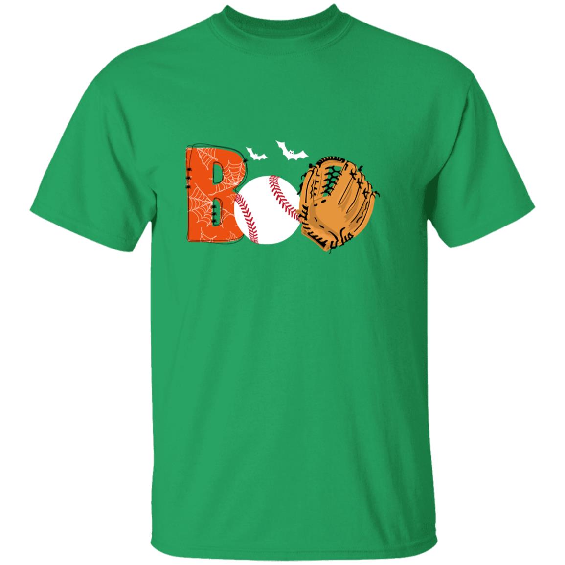 Boo Baseball G500B Youth 5.3 oz 100% Cotton T-Shirt