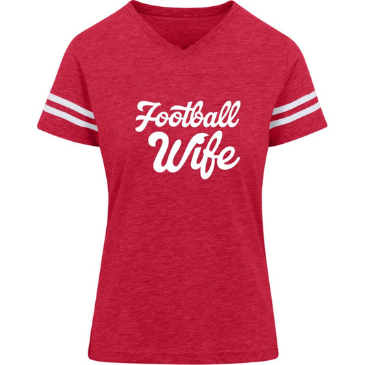 Football Wife 3537 LAT Womens Football Tee