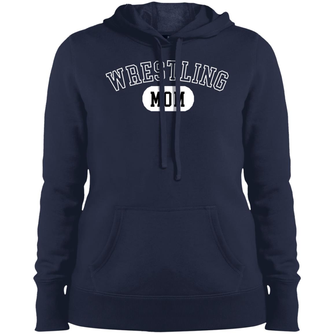 Wresting Mom Ladies' Pullover Hooded Sweatshirt