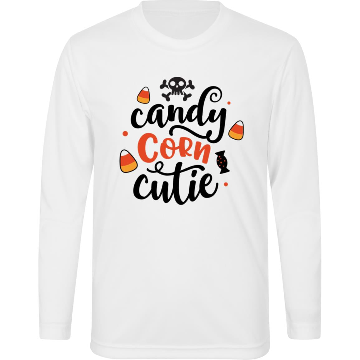 Candy Corn Cutie TT11YL Team 365 Kids Zone Long Sleeve Tee