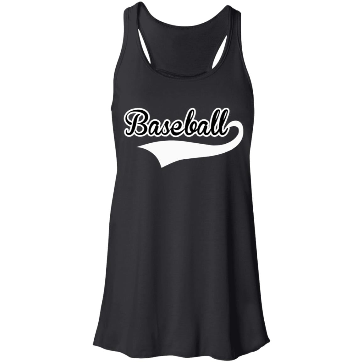 Baseball Swoosh B8800 Flowy Racerback Tank