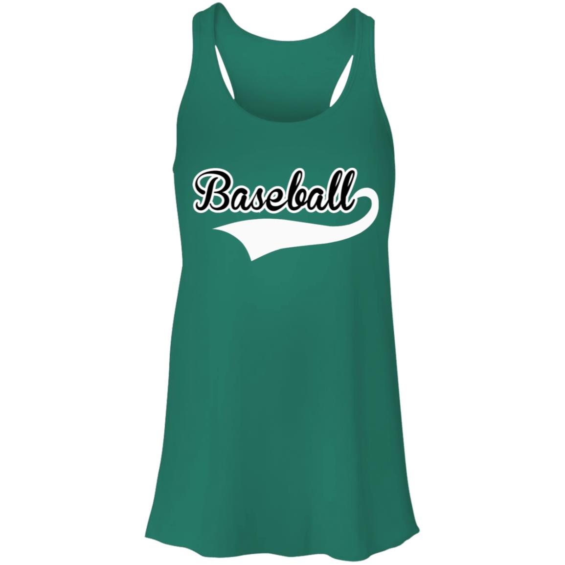 Baseball Swoosh B8800 Flowy Racerback Tank