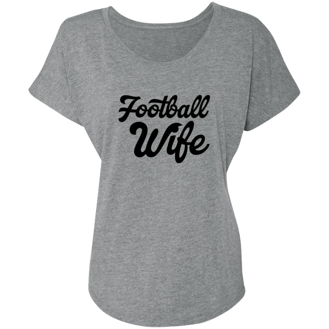 Football Wife NL6760 Ladies' Triblend Dolman Sleeve