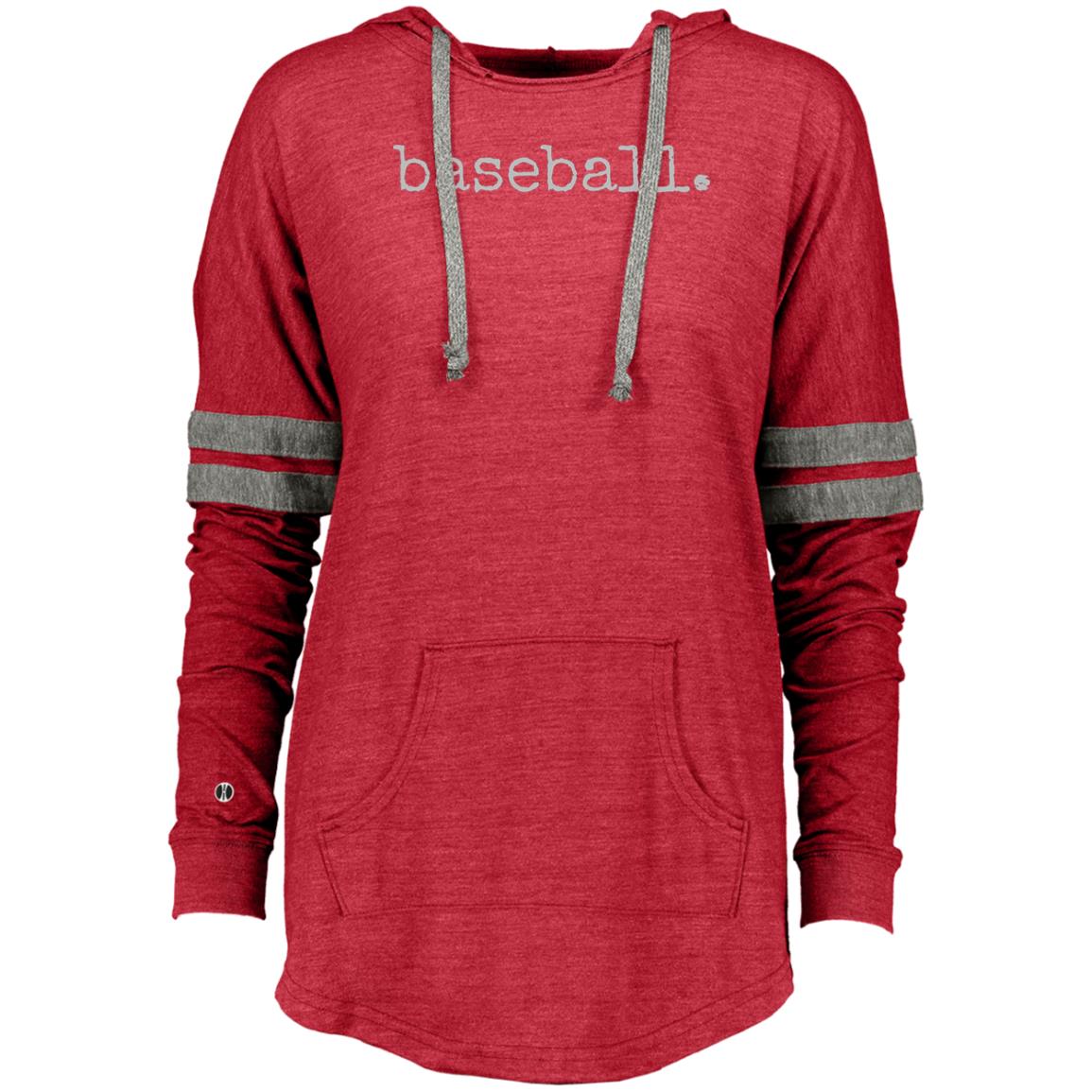 baseball. 229390 Ladies Hooded Low Key Pullover