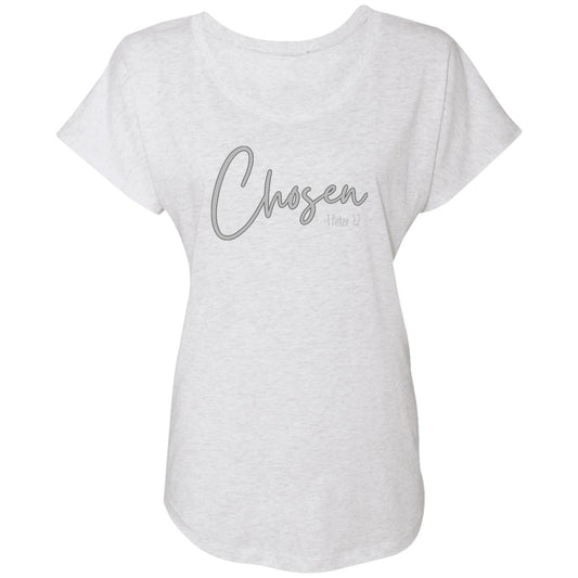 Chosen script NL6760 Ladies' Triblend Dolman Sleeve