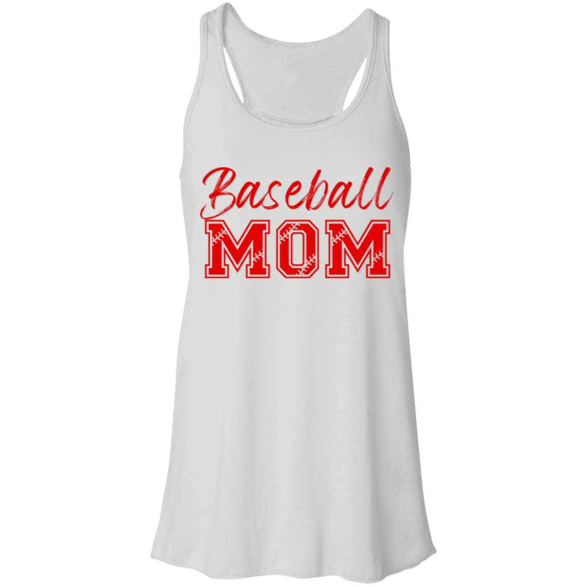 Baseball Mom B8800 Flowy Racerback Tank