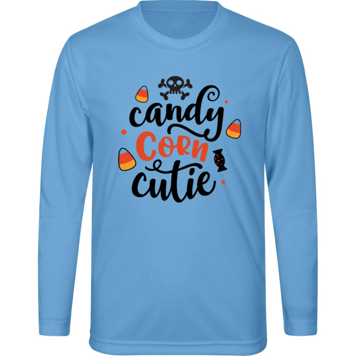 Candy Corn Cutie TT11YL Team 365 Kids Zone Long Sleeve Tee