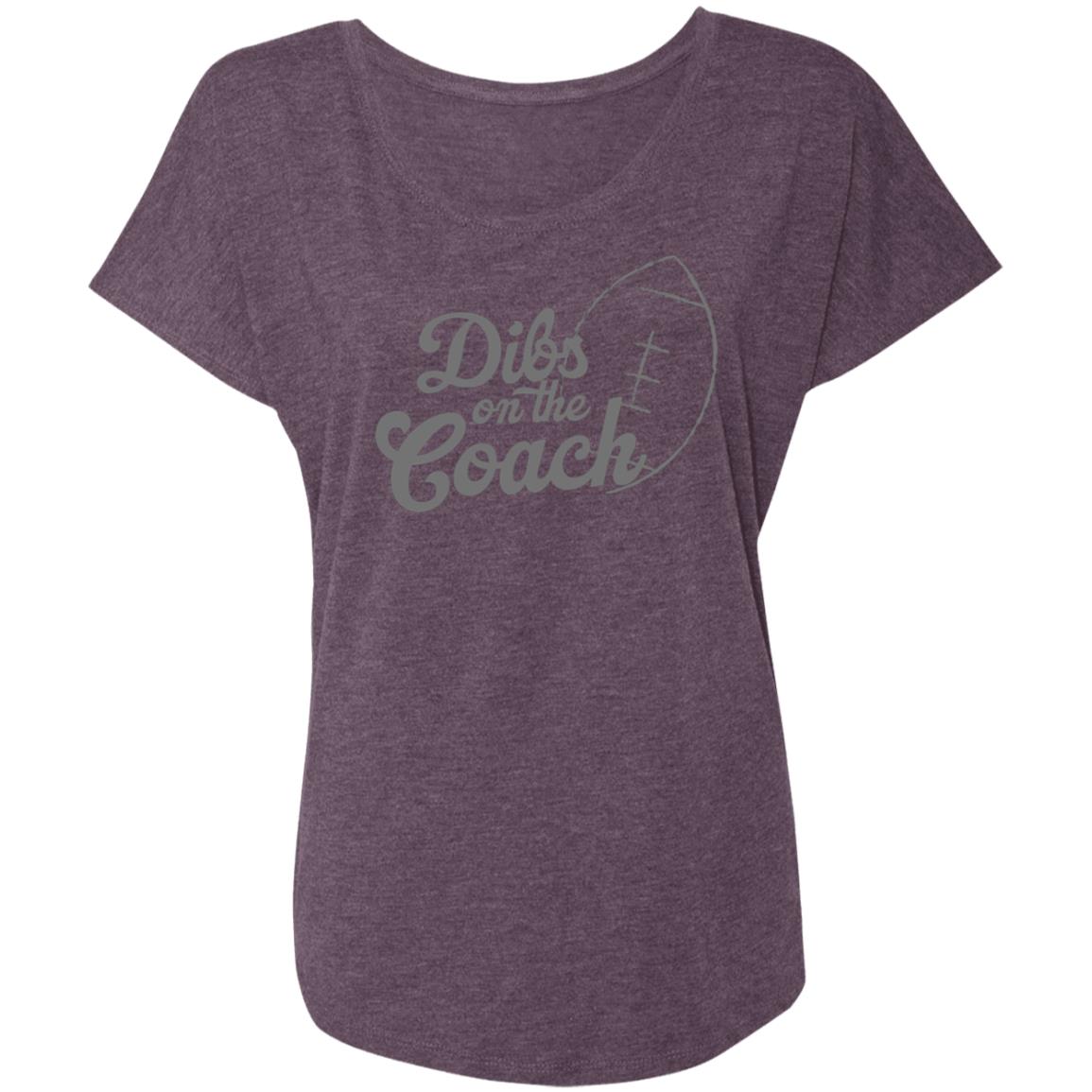 Dibs on the Coach Football NL6760 Ladies' Triblend Dolman Sleeve