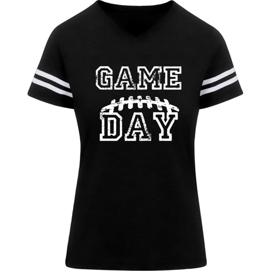 Game Day Football Laces 3537 LAT Womens Football Tee