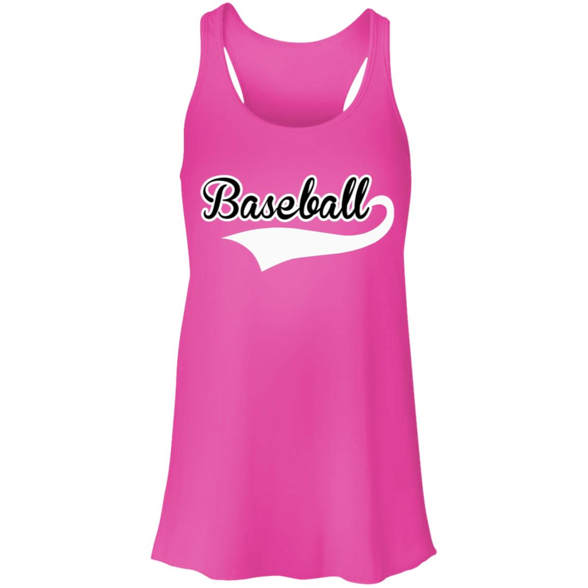 Baseball Swoosh B8800 Flowy Racerback Tank