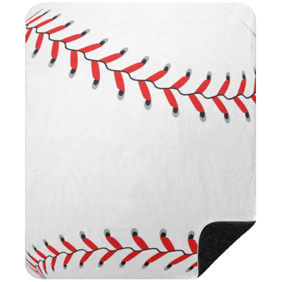 Baseball / Softball Sherpa Blanket 50x60