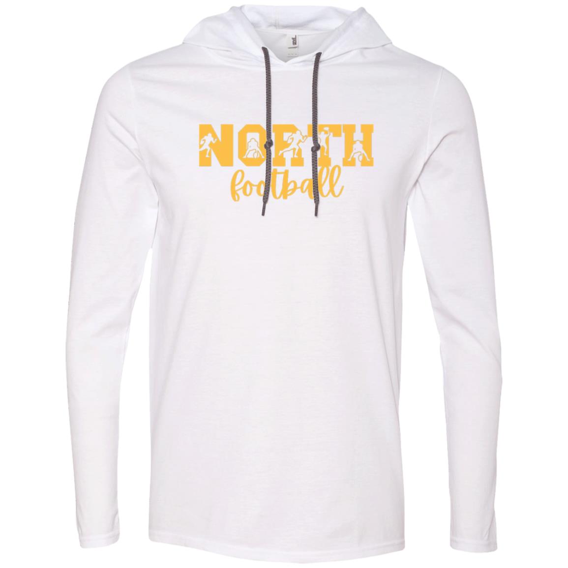 North Football 987 Gildan LS T-Shirt Hoodie