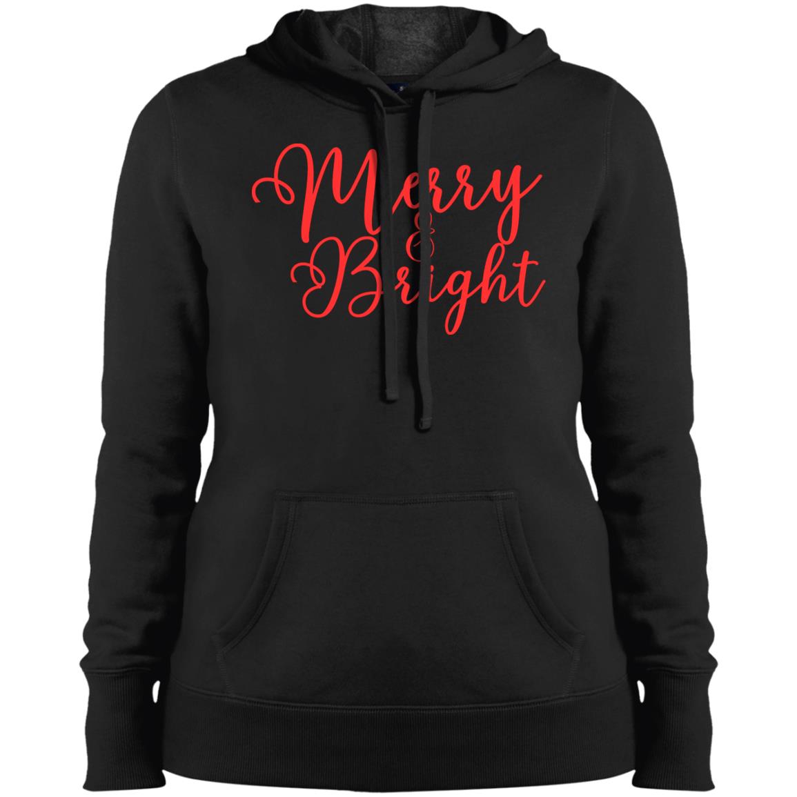 Merry & Bright Ladies' Pullover Hooded Sweatshirt