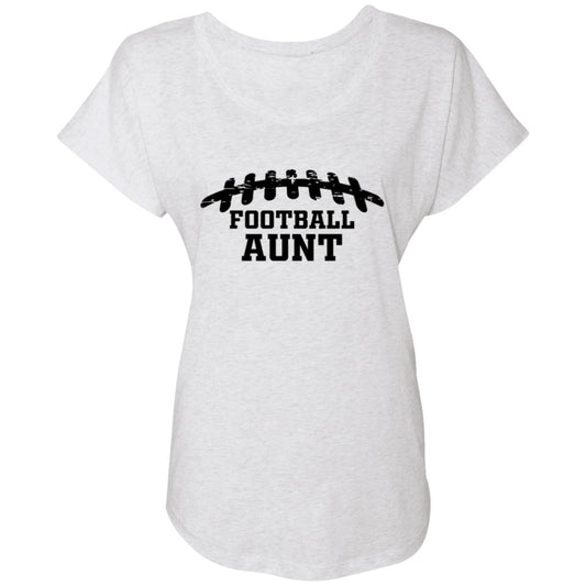 Football Aunt NL6760 Ladies' Triblend Dolman Sleeve