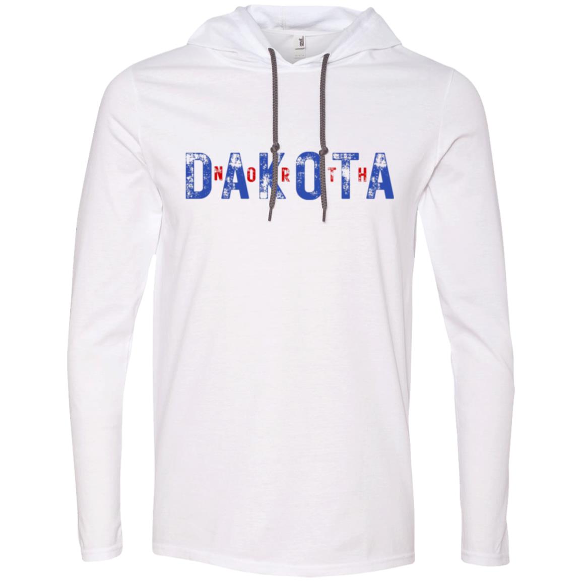 NORTH DAKOTA 987 Gildan LS T-Shirt Hoodie