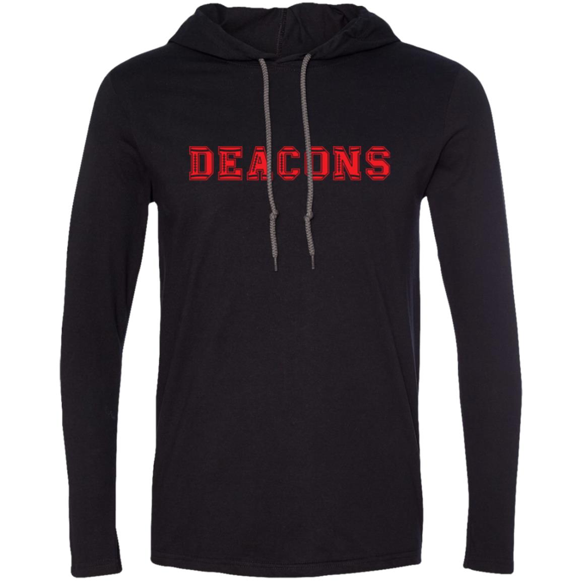 Deacons Football Letters 987 Gildan LS T-Shirt Hoodie Mens sizes