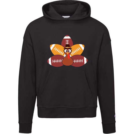 Football Tail Turkey S760 Champion Womens Powerblend Hoodie