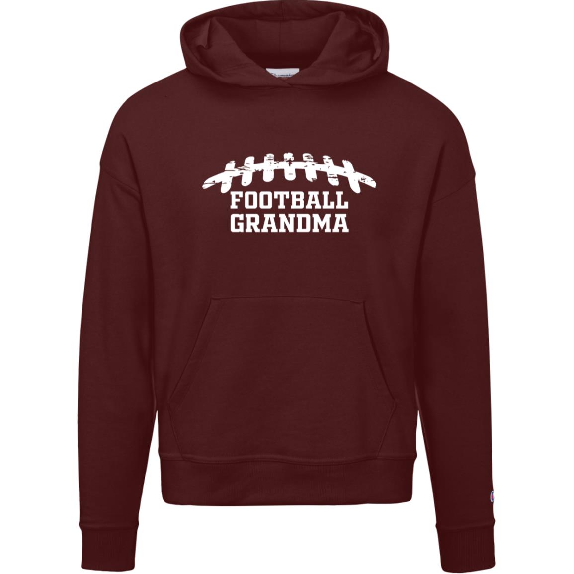 Football Grandma S760 Champion Womens Powerblend Hoodie