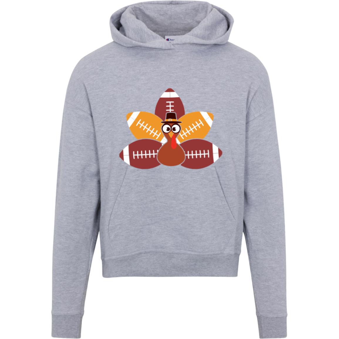 Football Tail Turkey S760 Champion Womens Powerblend Hoodie