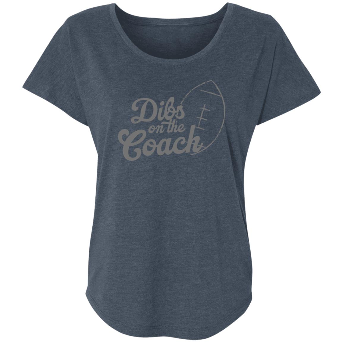 Dibs on the Coach Football NL6760 Ladies' Triblend Dolman Sleeve