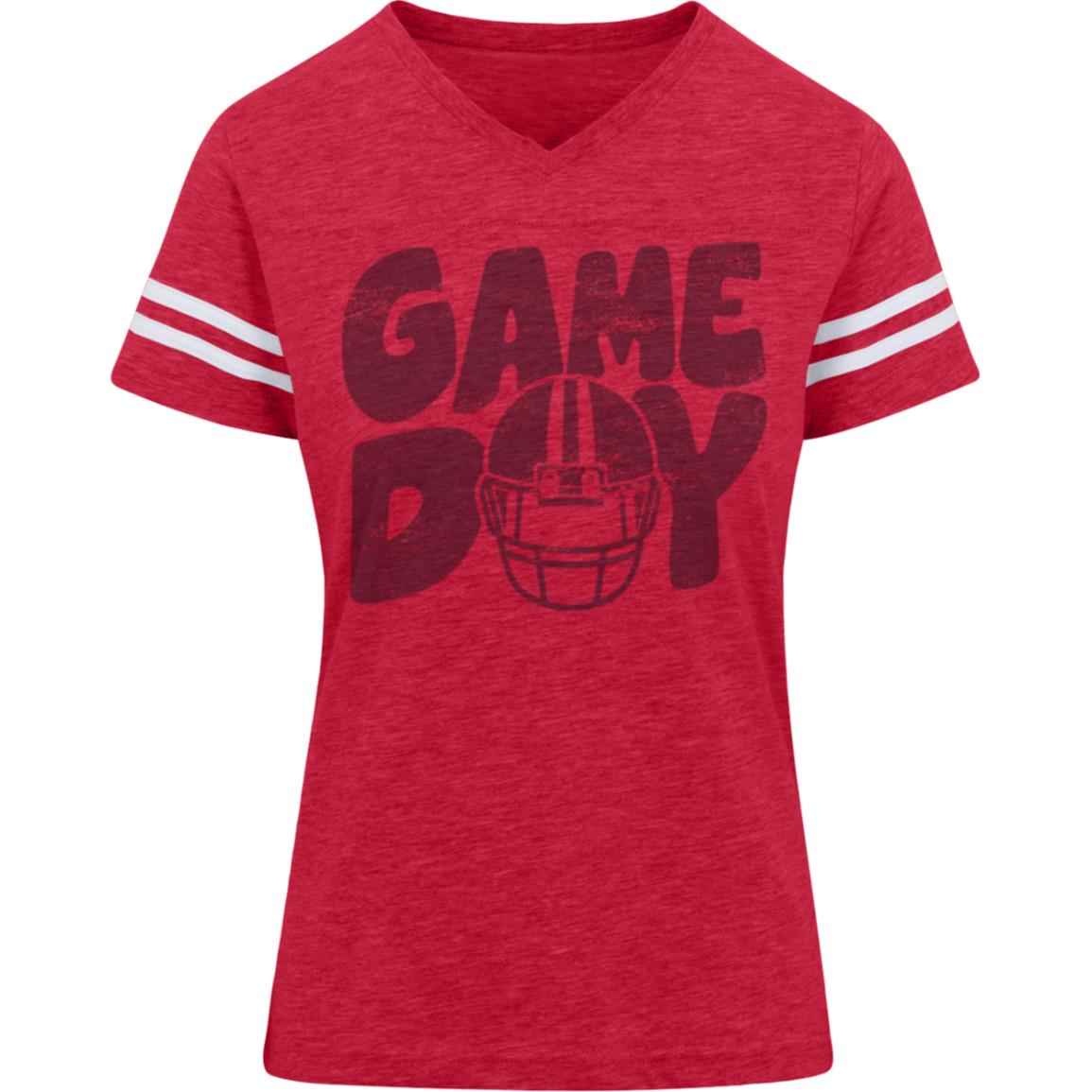 Game Day Helmet 3537 LAT Womens Football Tee