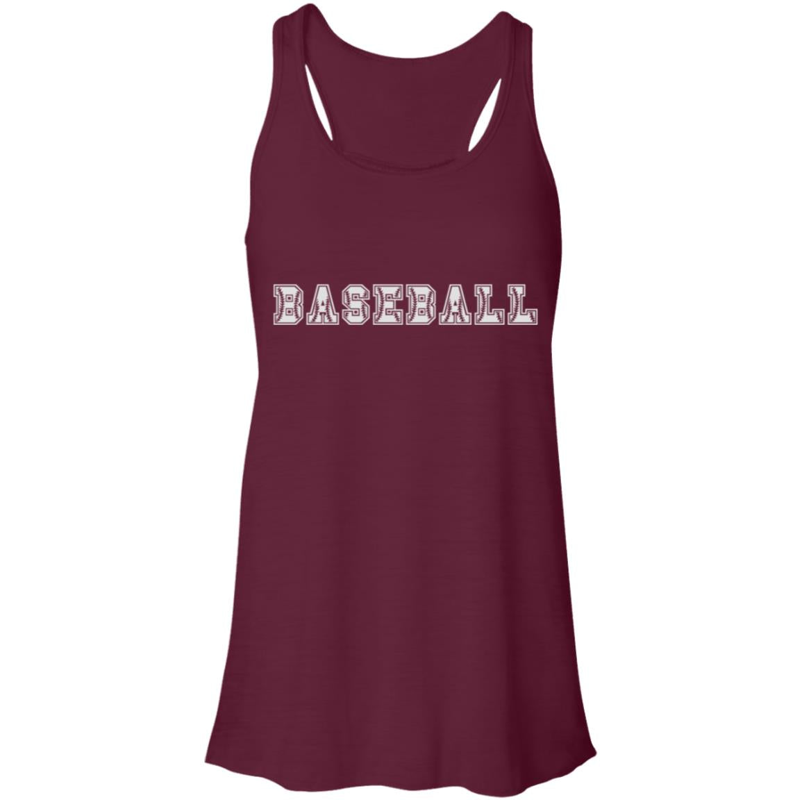 Baseball B8800 Flowy Racerback Tank