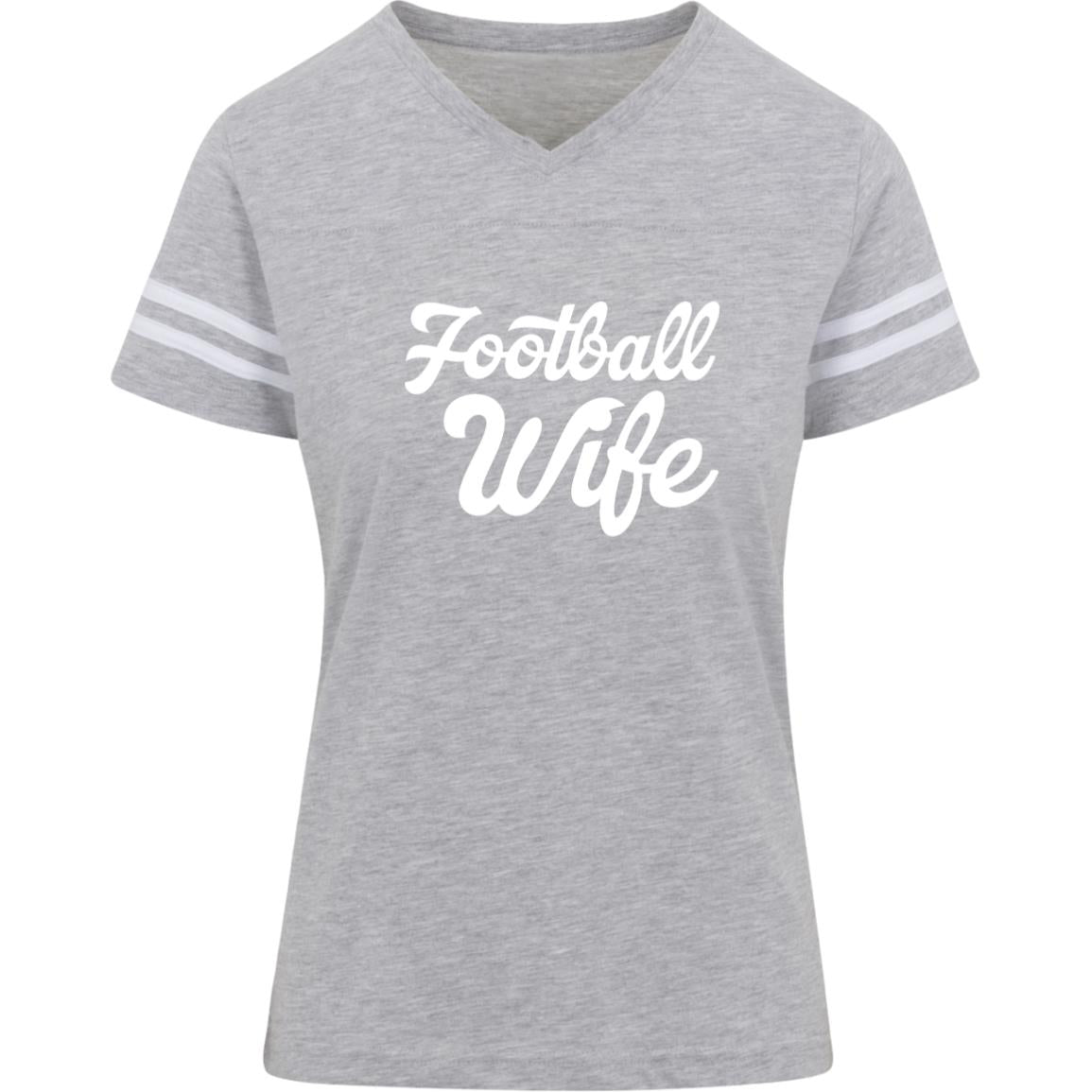 Football Wife 3537 LAT Womens Football Tee