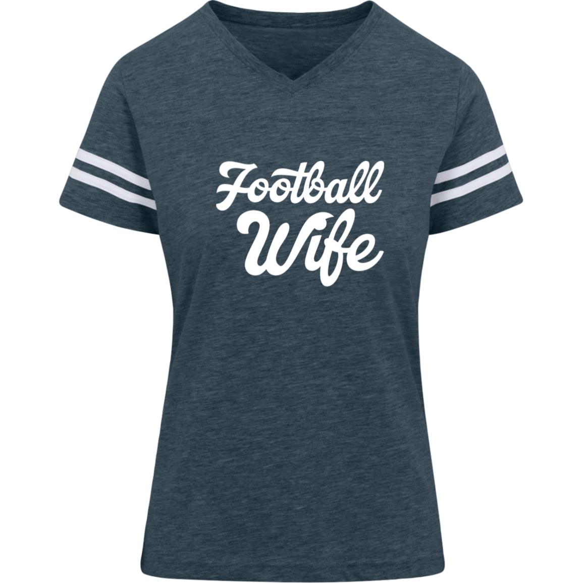 Football Wife 3537 LAT Womens Football Tee