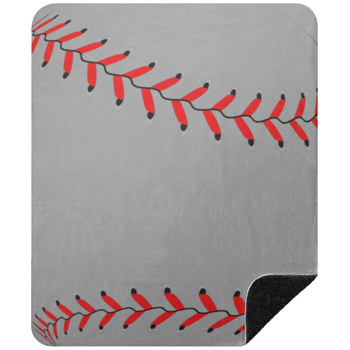 Baseball / Softball Sherpa Blanket 50x60