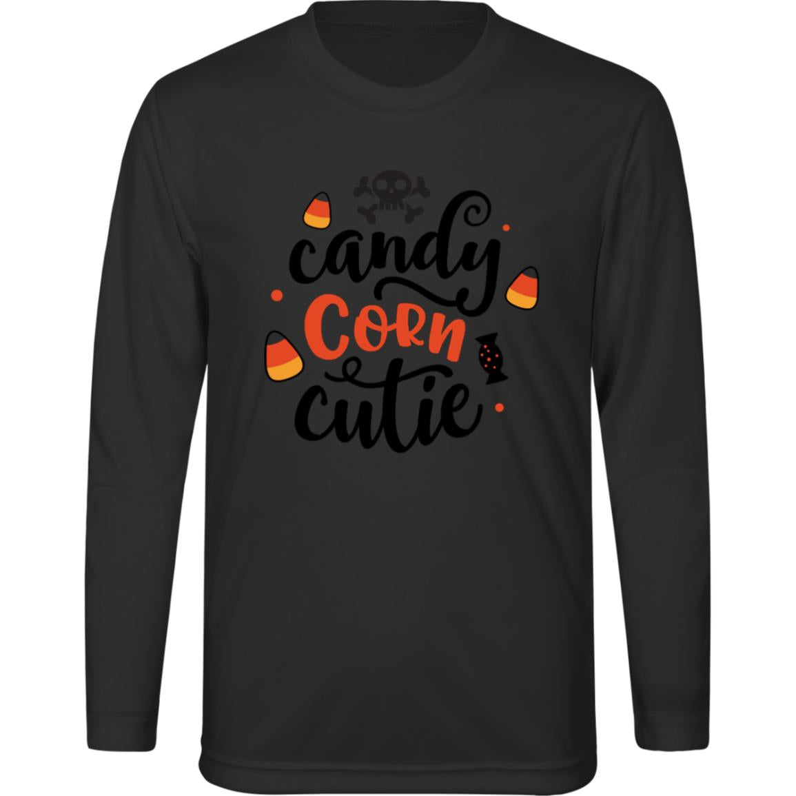Candy Corn Cutie TT11YL Team 365 Kids Zone Long Sleeve Tee