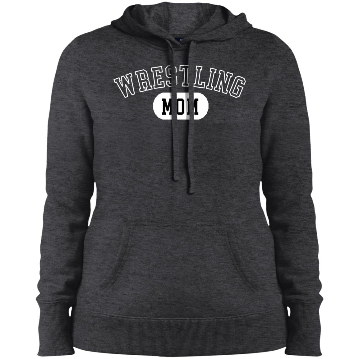 Wresting Mom Ladies' Pullover Hooded Sweatshirt