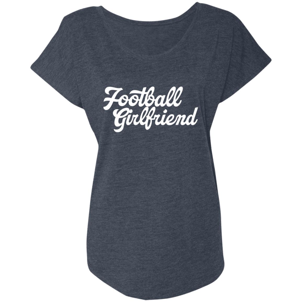 Football Girlfriend NL6760 Ladies' Triblend Dolman Sleeve