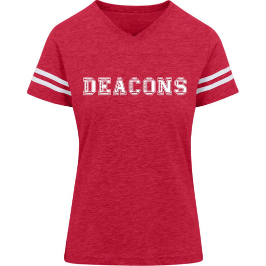 Deacons Football Letter Shirt 3537 LAT Womens Football Tee