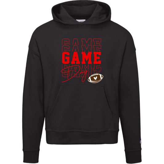 Game Day Red S760 Champion Womens Powerblend Hoodie