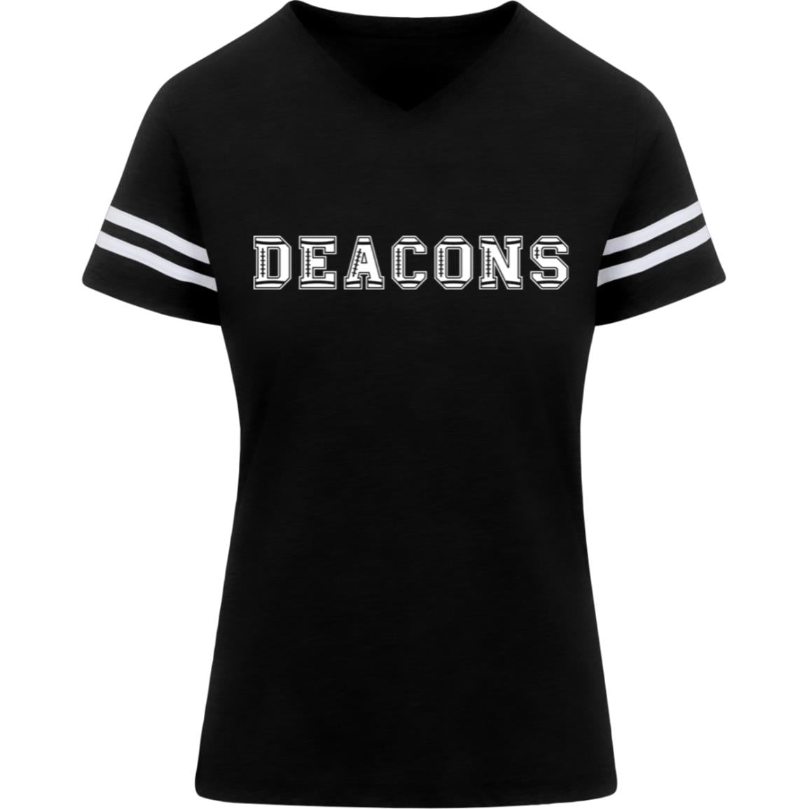 Deacons Football Letter Shirt 3537 LAT Womens Football Tee