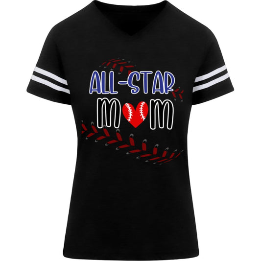 All-Star Mom 3537 LAT Womens Football Tee