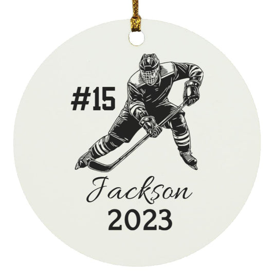 Hockey Player  Ornament Righty