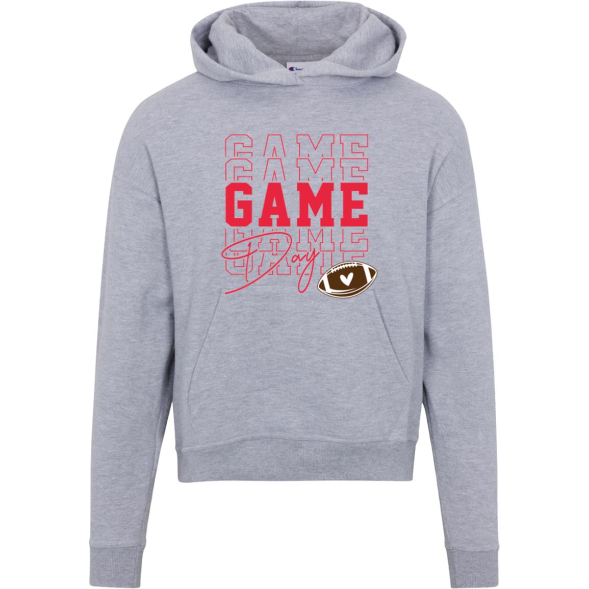 Game Day Triple Red S760 Champion Womens Powerblend Hoodie