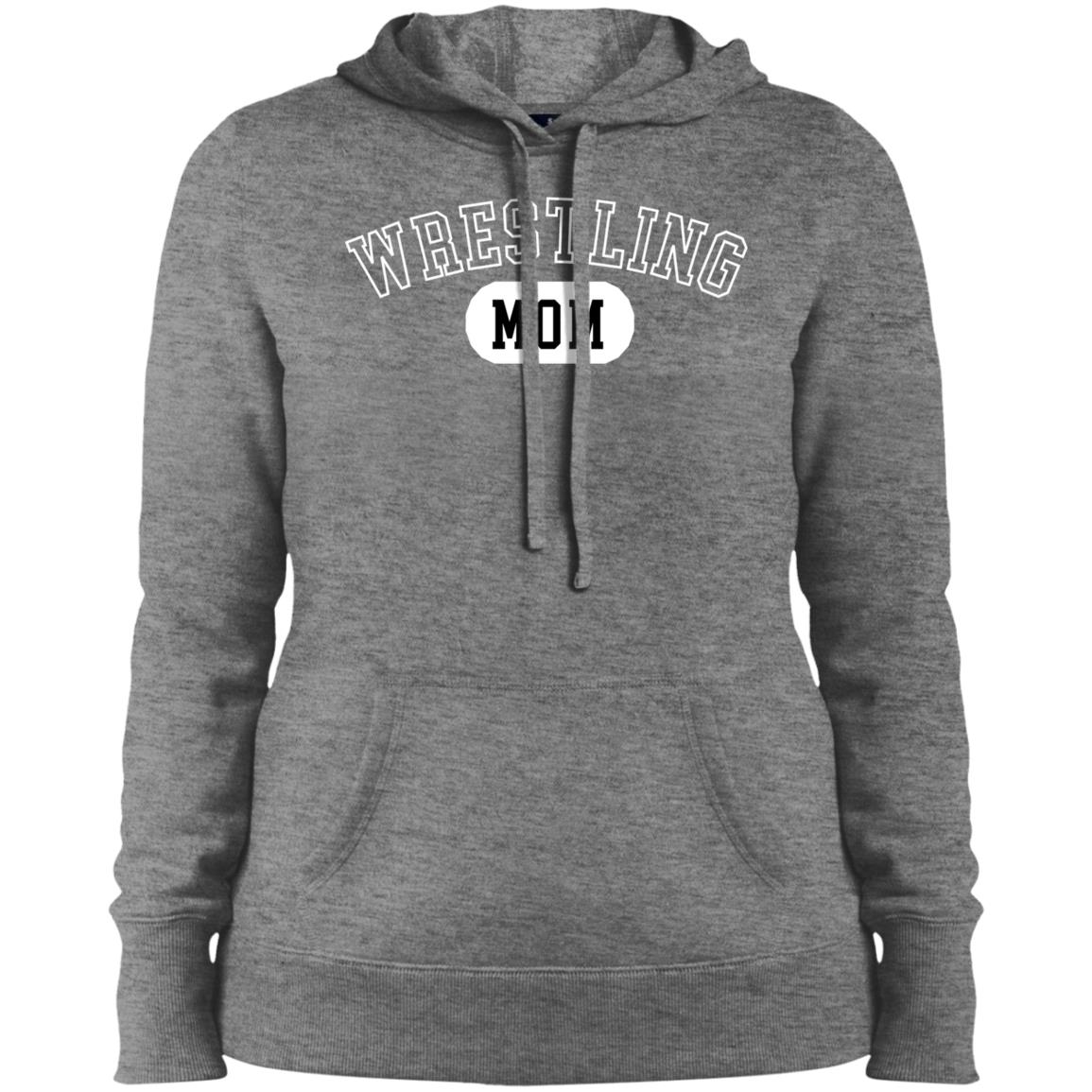 Wresting Mom Ladies' Pullover Hooded Sweatshirt