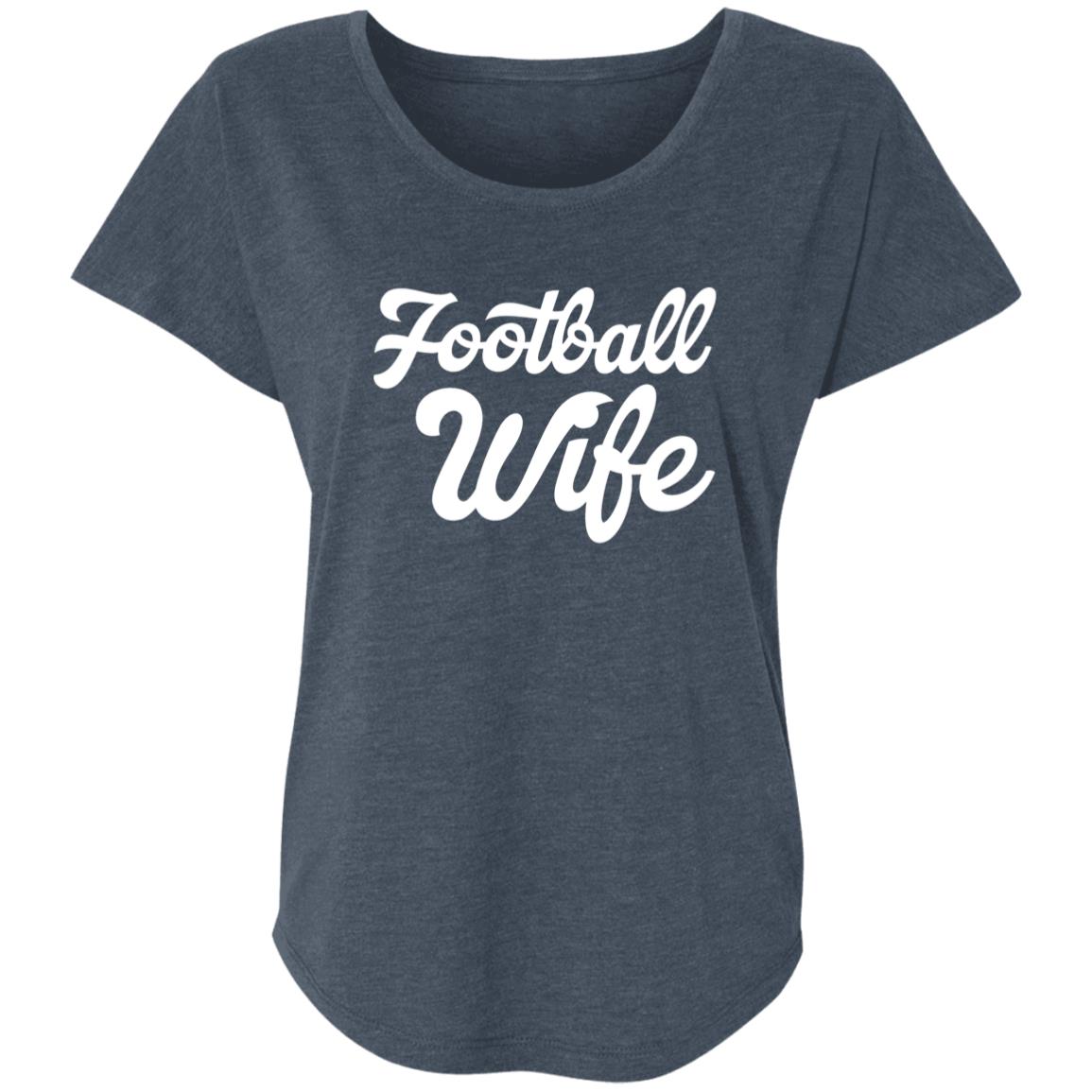 Football Wife NL6760 Ladies' Triblend Dolman Sleeve