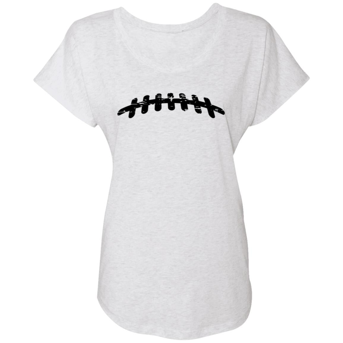 Football Laces NL6760 Ladies' Triblend Dolman Sleeve