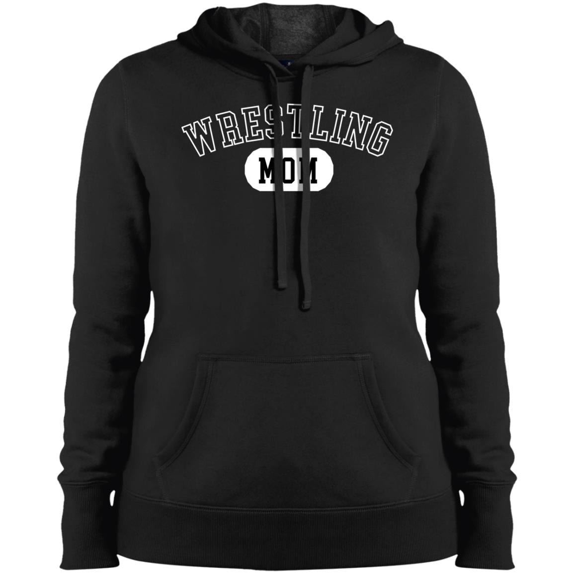 Wresting Mom Ladies' Pullover Hooded Sweatshirt