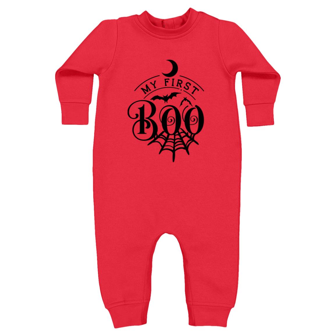 My First Boo 4447 Rabbit Skins Infant Fleece One-Piece Bodysuit