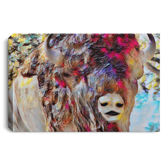 North Dakota State University Bison Photo ArtLandscape Canvas .75in Frame