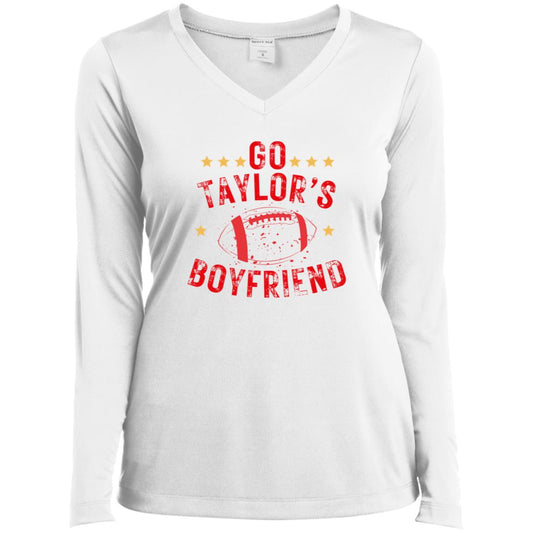 Taylor's Boyfriend Long Sleeve T LST353LS Ladies’ Long Sleeve Performance V-Neck Tee