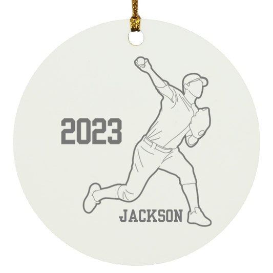 Baseball Pitcher Ornament