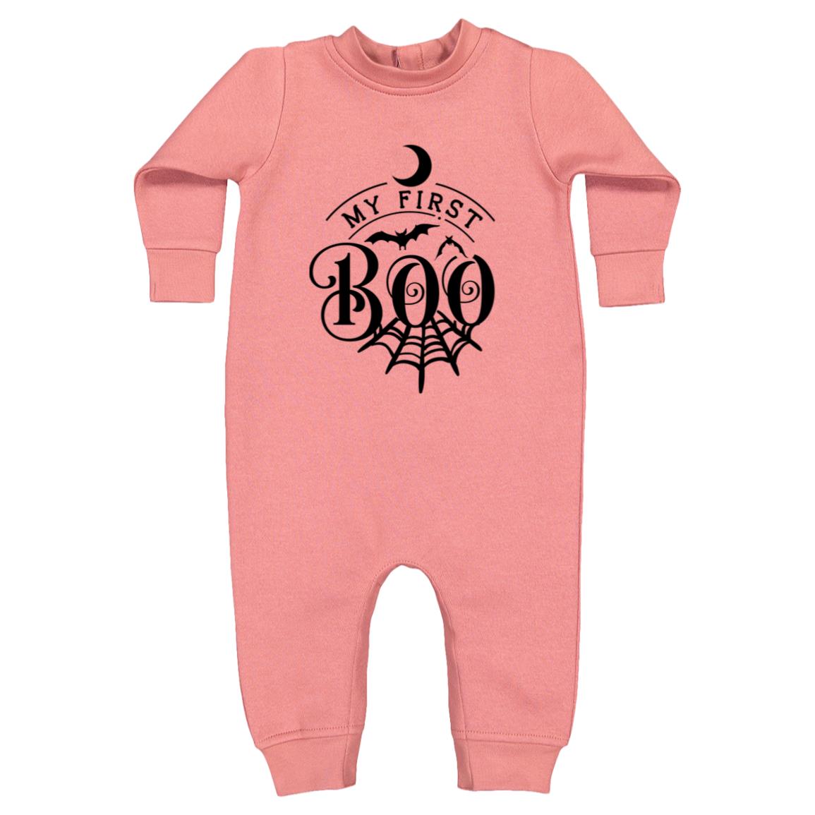 My First Boo 4447 Rabbit Skins Infant Fleece One-Piece Bodysuit